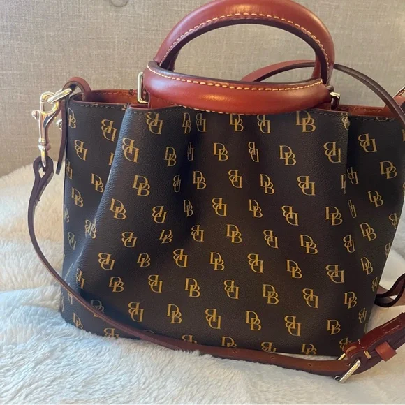 Dooney & Bourke Gretta Mini Barlow in Brown Tmoro - Picture 13 of 15